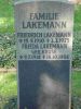 Grabstein Friedrich Lakemann & Frieda Lakemann Geb. Kruse